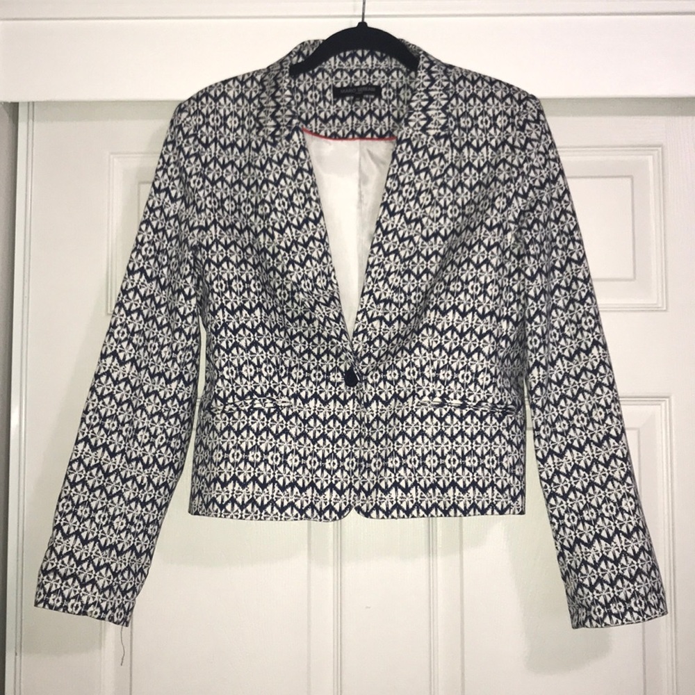Blue & White Blazer